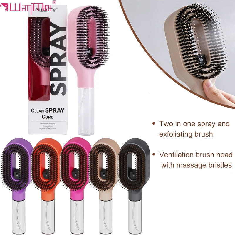 Clerflo™ All-In-One Spray Hair Brush