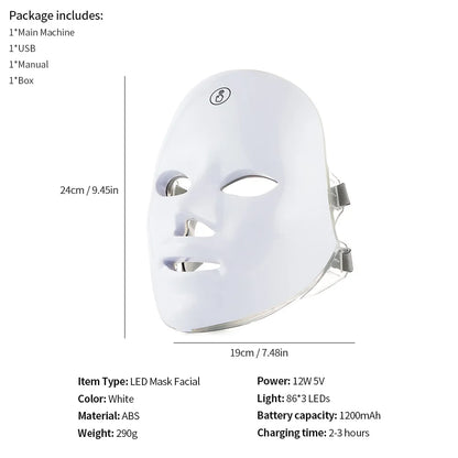 Clerflo™ LED Facial Mask Pro